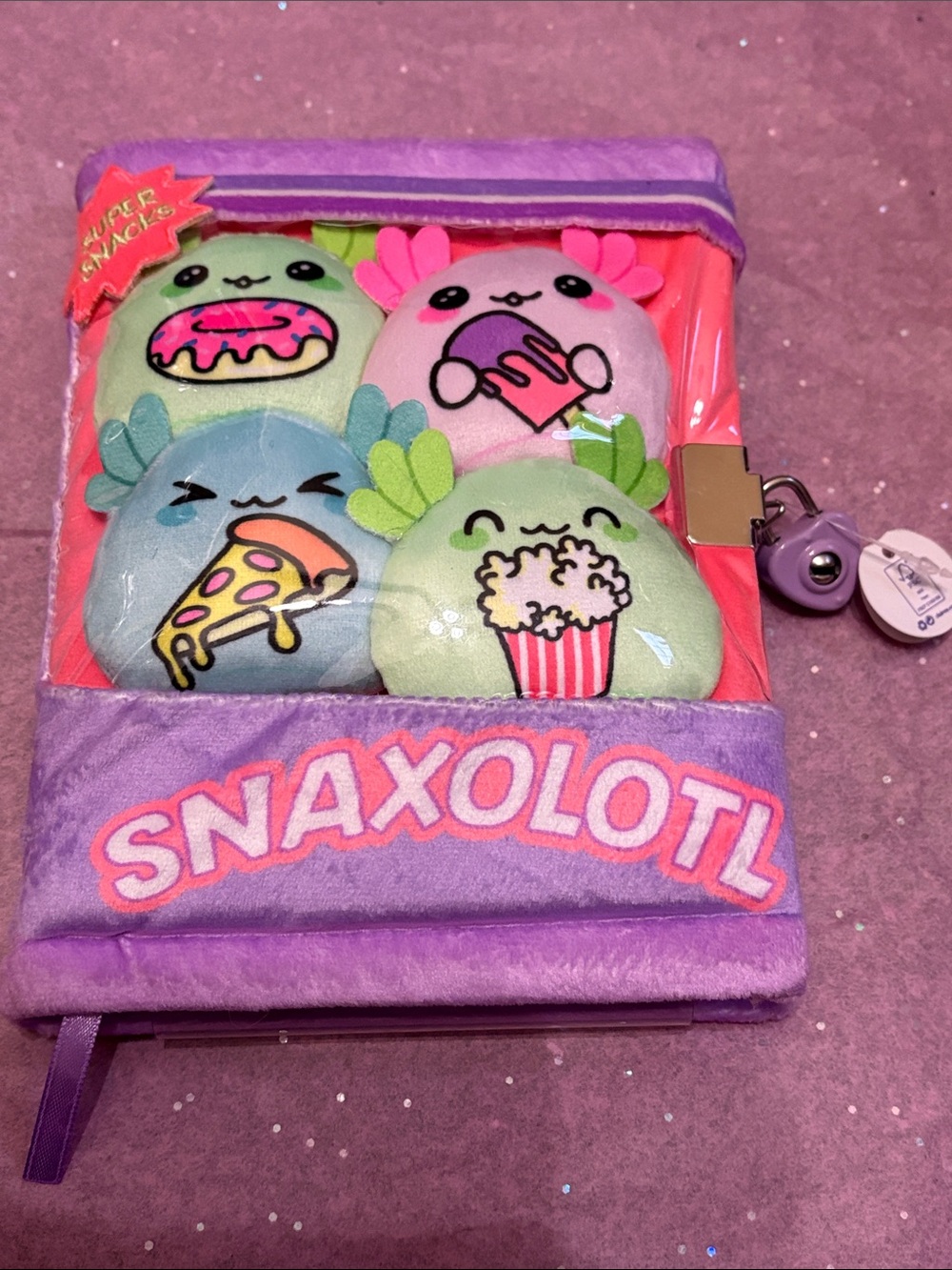 Claire’s Axolotl Diary With Heart Lock 💜